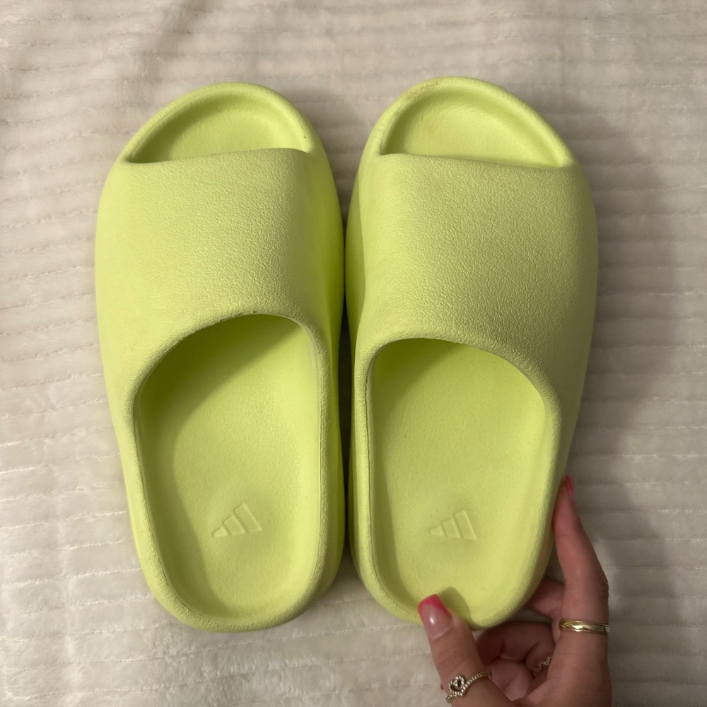 Yeezy Neon Yellow Slide Sandals